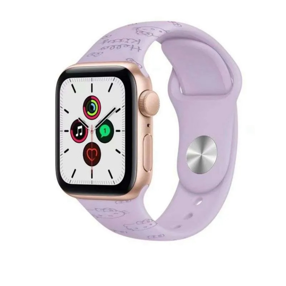 Brand new Apple watch band Hello Kitty Silicone smart watch bracelet